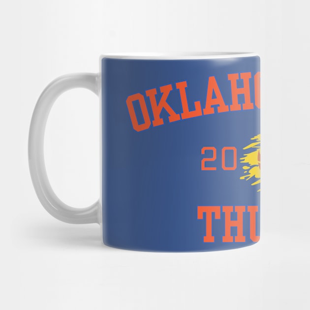 okc oklahoma thunder basketball by soft and timeless